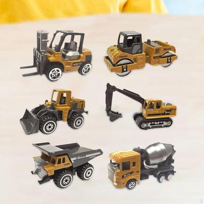 Dump Truck Set Vehicle Loader Tractor Excavator Toy Educational Alloy Mini Model
