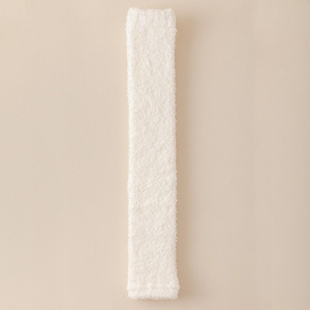New Thick Long Tube Socks Over Knee Coral Fleece Knee Sleeves Comfortable Warm Leg Pads Autumn Winter
