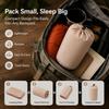 Self-Inflating Travel Pillow Lightweight Compressible Portable Outdoor Neck Pillow for Road Trips, Camping, Hiking & Flights