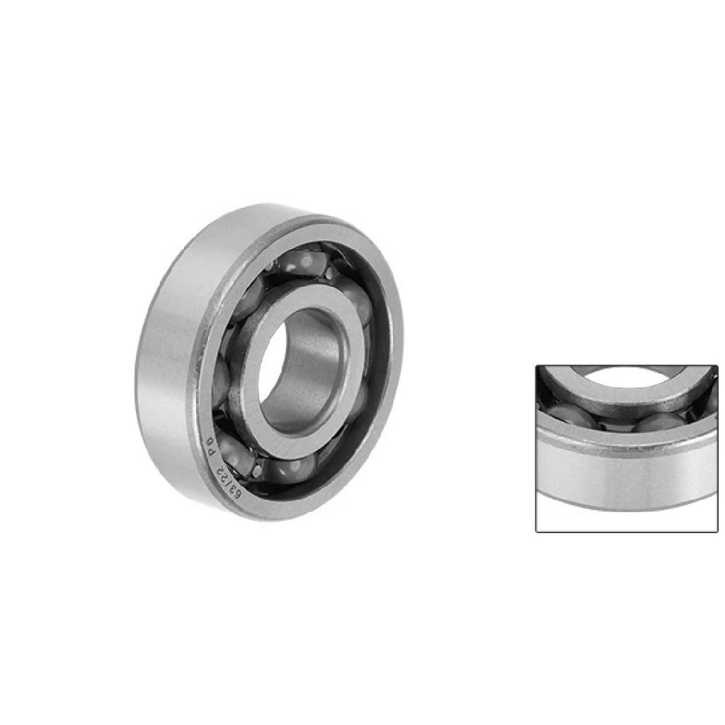 Motoforti 63/22 Deep Groove Ball Bearings P6 22x56x16mm Lubricated Bearings Open Type Silver Tone Scooter Skateboard Wheel