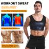 Midjetrener for menn svettevest for vekttap Body Shaper Workout Tank Tops Shapewear Fettforbrenning Sauna Dress Slanking Polymer Sauna Vest Underskjorte