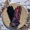 Colorful Pattern Warm Gloves Embroidered Women Mittens Ethnic Style Outdoor Cycling Gloves