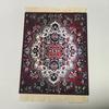 Woven flower Persian carpet small coaster wholesale merchants mouse pad desk mat retro style rubber non-slip computer desk mats
