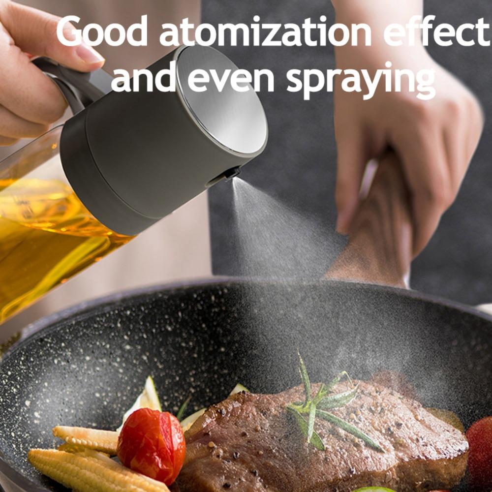 Kitchen Oil Spray Bottle Edible Oil Sprayer Glass Bottle Camping BBQ Cooking Baking Condiment Spray Container Oil Bottle