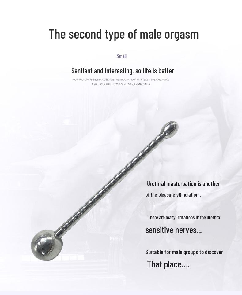 Hohler Edelstahl Harnröhren Dilatorstab zur männlichen Stimulation