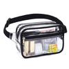 Transparent Chest Bag Crossbody Purse Belt Bag for Sports, Travel, Beach, Event