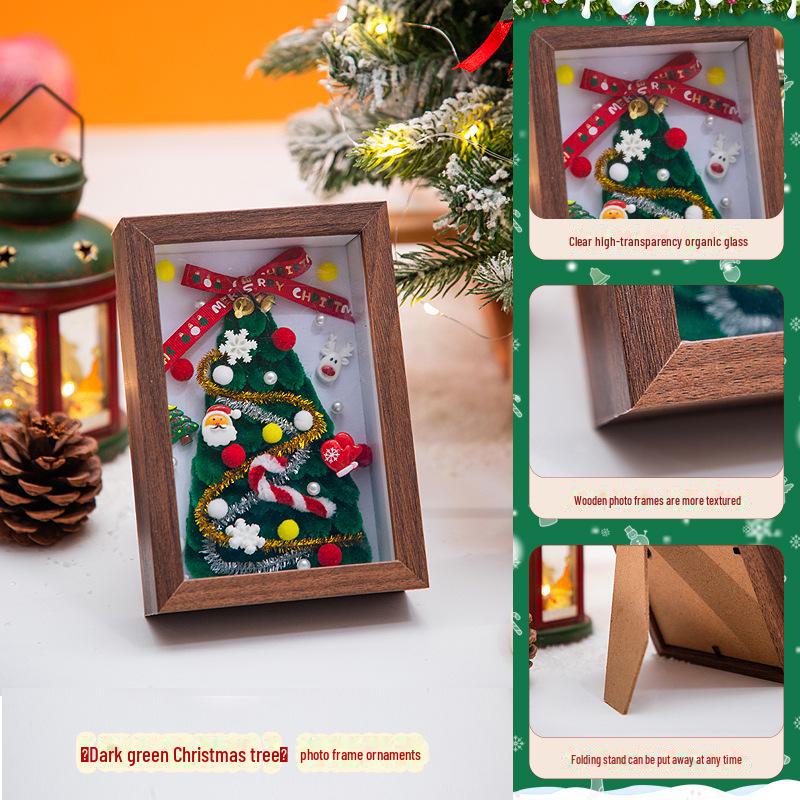 DIY Creative Twist Christmas Tree Photo Frame Kit - Perfect for Girlfriend's Christmas Gift and Desktop Ornament