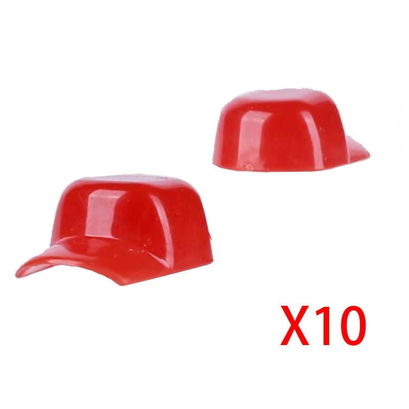 MOC City Building Blocks Figure Body Parts Creative Accessories Girl Hair Police Hat Scarf Beard Backpack MOC Bricks Toys T02