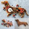 Dachshund Dinner Plate Wooden Decorative Tray Dachshund Dinner Plate Wooden Decorative Tray