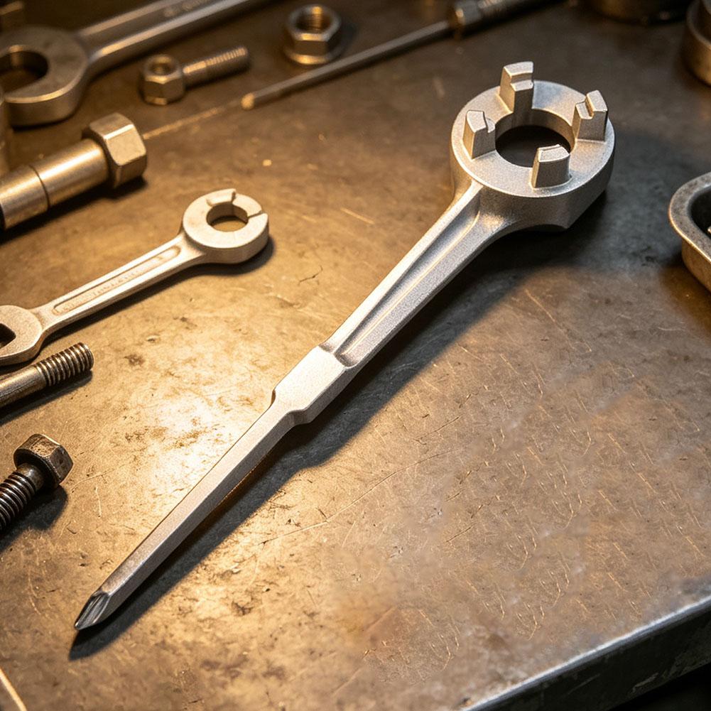 Drum Wrench Aluminum for 10 15 20 30 55 Gallon Barrels Safe Non Sparking Design Suitable for Hazardous Environments