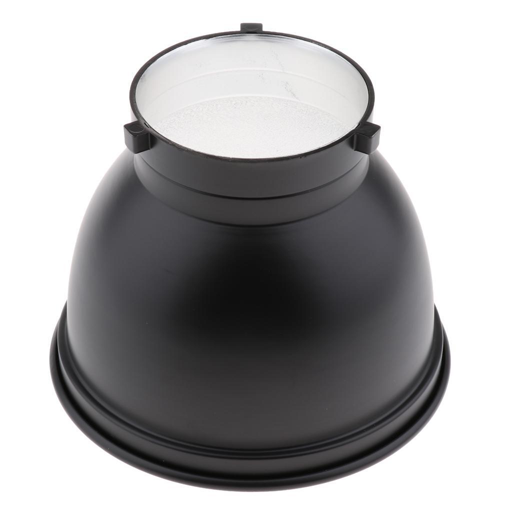 7” Standard Reflector Diffuser Lamp Shade Dish w/ 60° Honeycomb Grid for Bowens Mount Flash Light Studio Lighting Reflector Dish