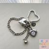 2025 HUA HUA Original Heart Watch Clock Pendant Keychain Niche Design Keyring Bag Pendant Charms Backpack Decoration HUA HUA
