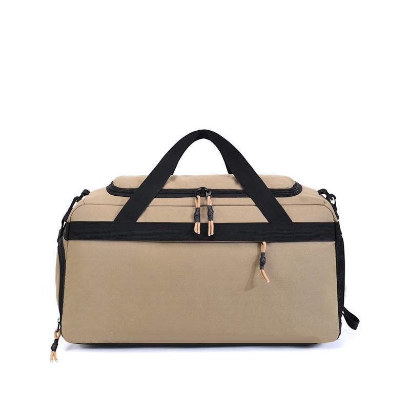 Men's and women's simple sports dry and wet separation fitness bag leisure going out large capacity portable belt shoe compartment leisure travel bag