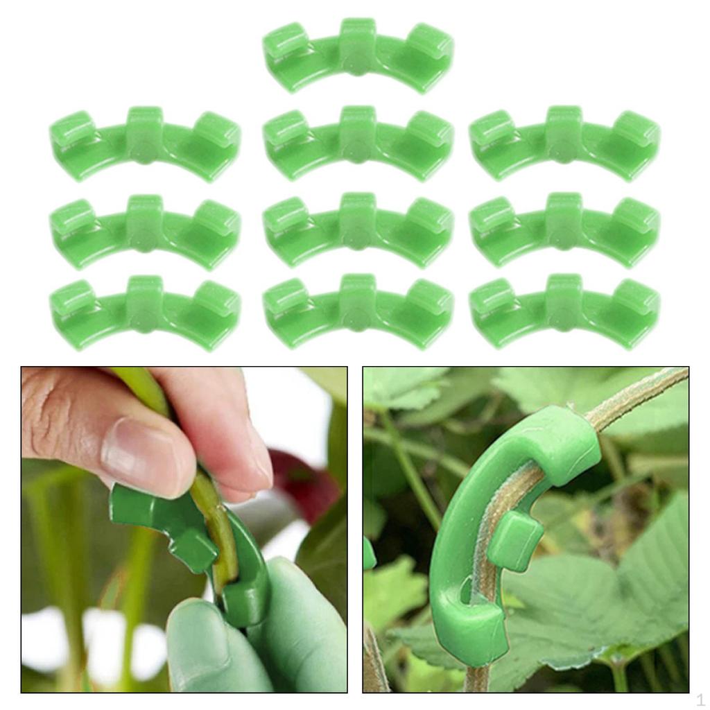 10 Pieces Plant Clips Practical Garden Decoration Branches Bender