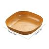 Imitation Wood Grain Plastic Tray  Dish Dried  Snacks   Tea Tray Plate