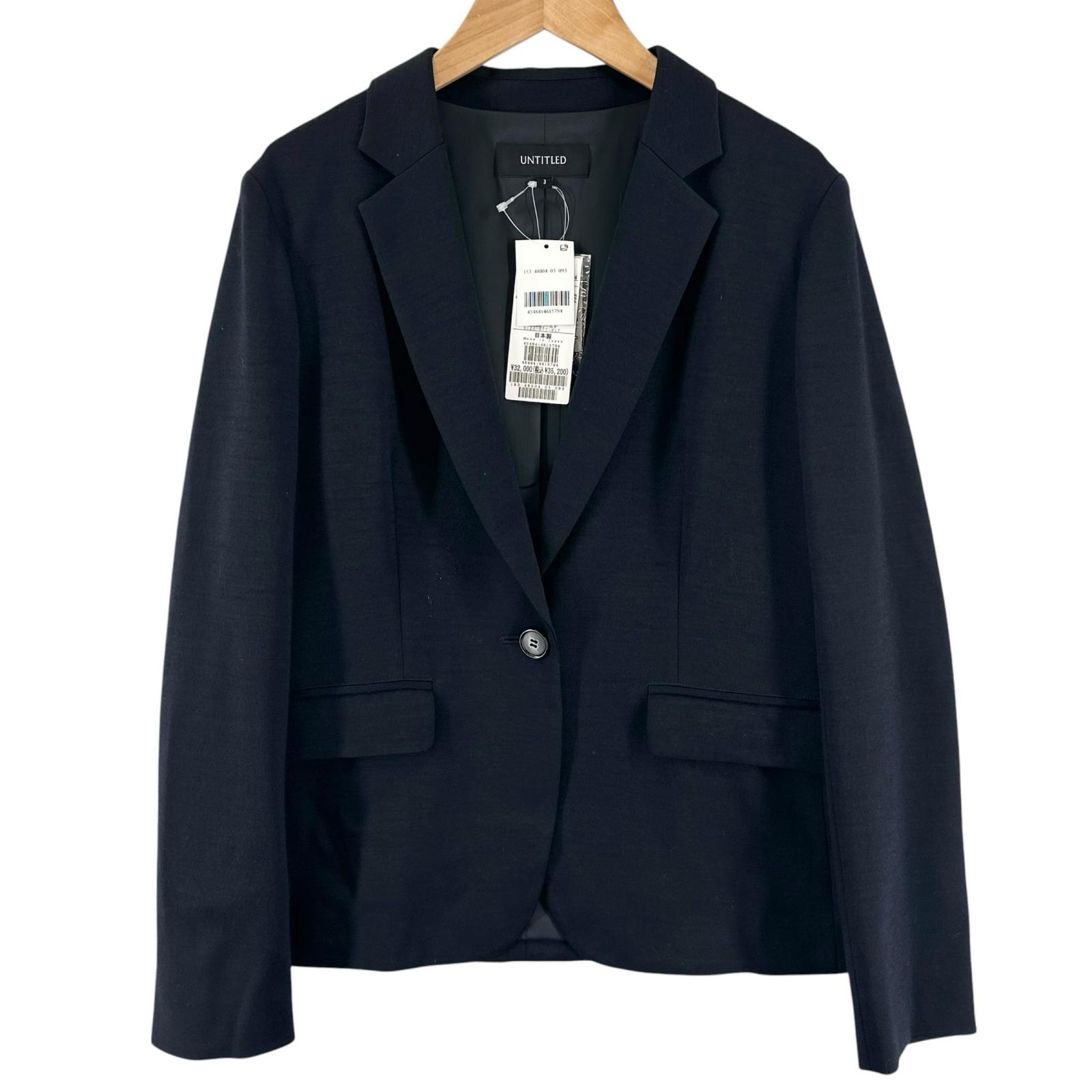 UNTITLED Plain Jacket Dark navy Women 3 used