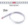 Precision Steel Tape Measure with Strong Adhesion 1M/2M Metric Ruler Suitable for a Range of Workbench Applications