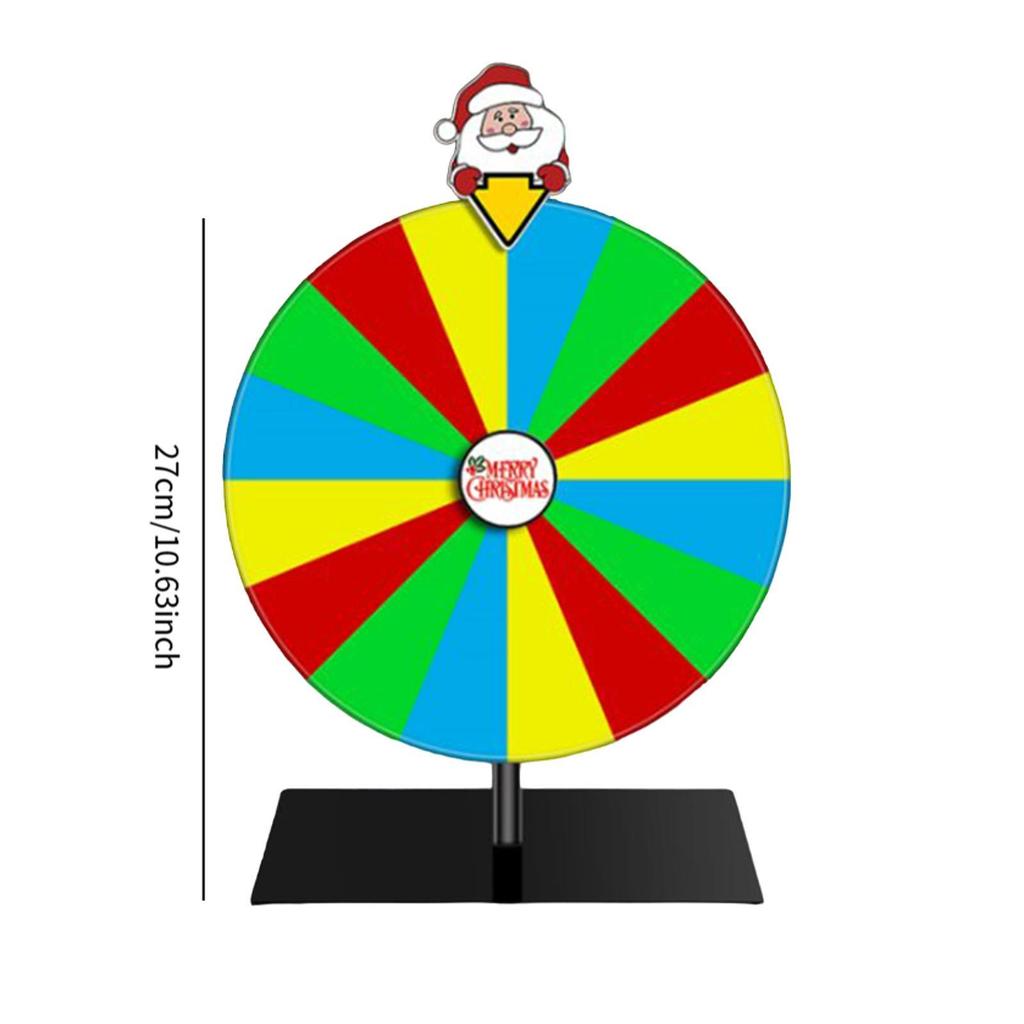 Rotating Wheel, Tabletop Roulette Wheel with Base Stand, Drinking Game Tabletop Rotating Wheel for Classroom Restaurant