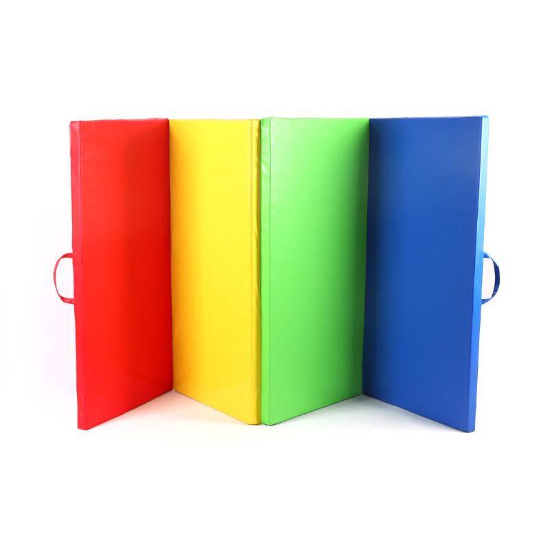 Norman Kids' Rainbow Folding Leather Gymnastics Mat