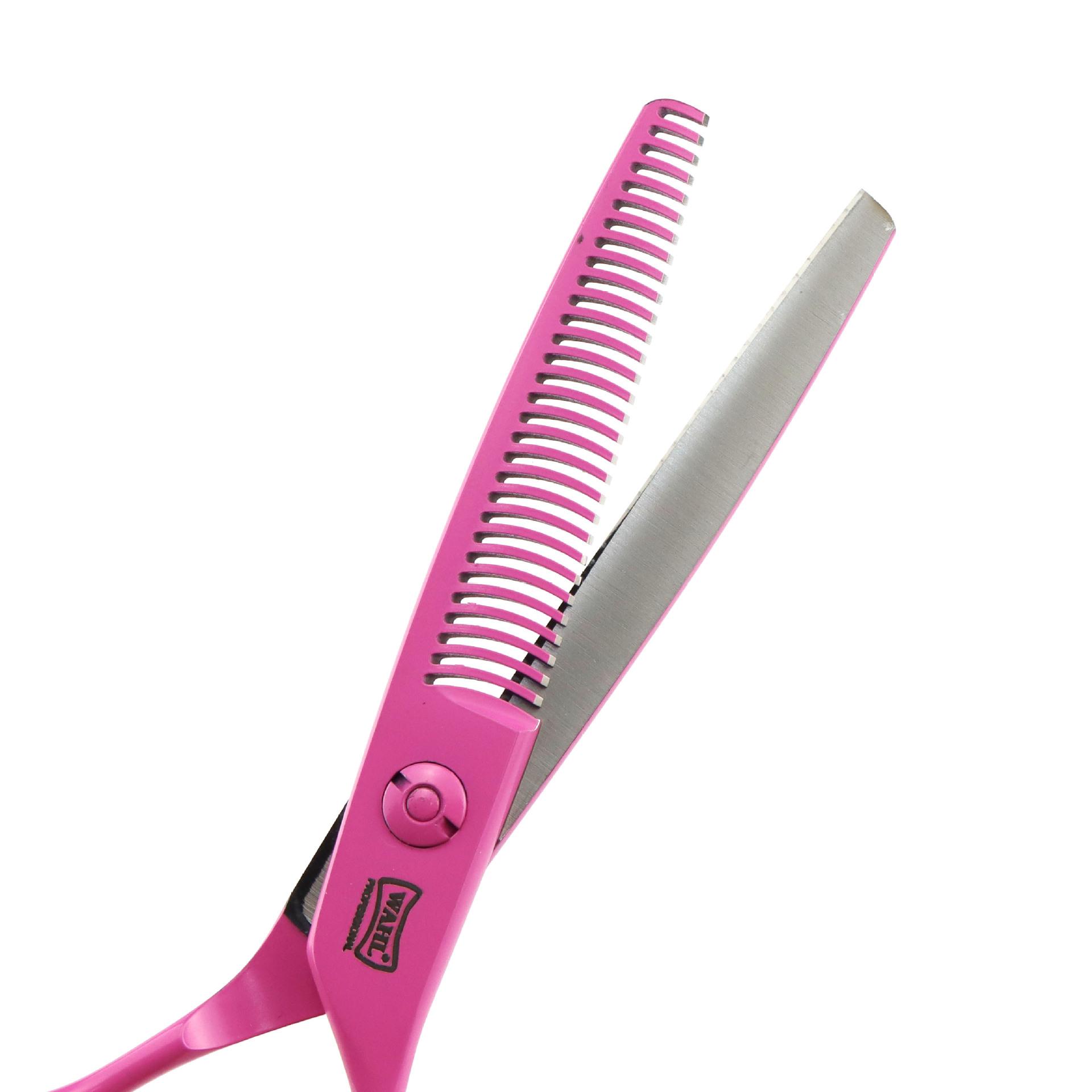 

paint pink, hair scissors, hair scissors, flat scissors, bangs scissors, antlers, fish bone teeth, non-marking teeth scissors pink traceless teeth remove 10% of hair volume