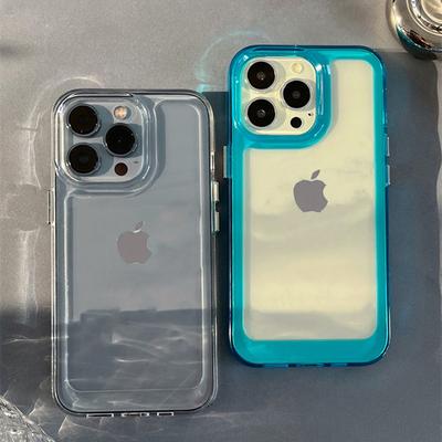 Full Clear Acrylic Shockproof Phone Case For Iphone 14 12 11 13 Pro Max Mini Xr X Xs 7 8 Plus Cover