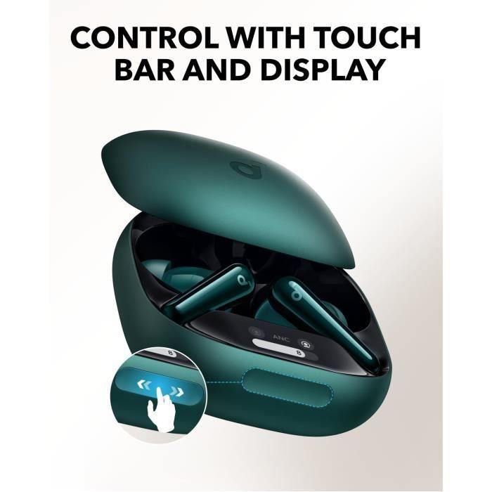 Écouteurs sans fil - Soundcore - Liberty 4 Pro - Réduction de bruit - Autonomie 40 heures - 7 capteurs