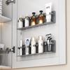 No punching, cosmetics storage rack, wall-mounted toilet, bathroom, toilet, washstand, skin care product storage rack.