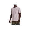 Under Armour Rush Seamless Geosport Solid Logo Sports Crew Neck T-Shirt Men Tops Lime-White 1370441-279