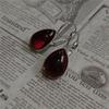 Gothic Vampire Blood Red Earrings - Fashionable Women's Jewelry