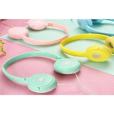 3.5mm Wired Over-ear Headphones Portable Music Earphones for Kids MP4 MP3 Smartphones Laptop