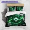 Set Lenzuola 3 Pezzi Stampato Werder Bremen, Comodo Set Copripiumino per Camera da Letto Amico della Pelle