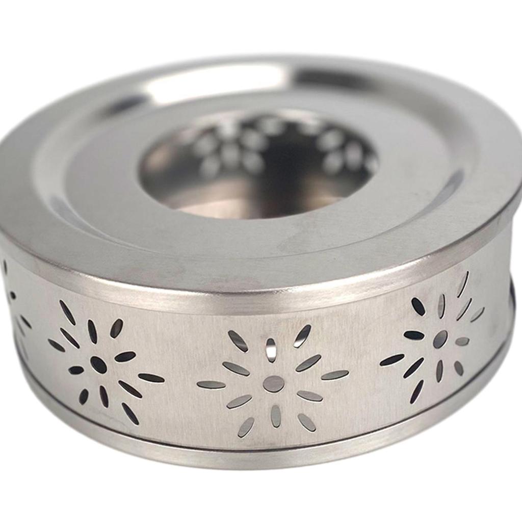 Stainless Steel Teapot Warmer Universal Warm Tea Stove for Home Travel Hotel