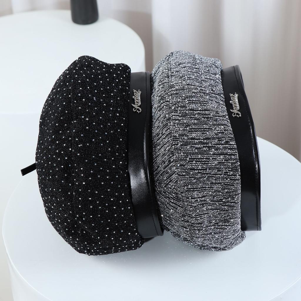 Female Beret Painter Hat Casual Versatile High-end Hat Beret