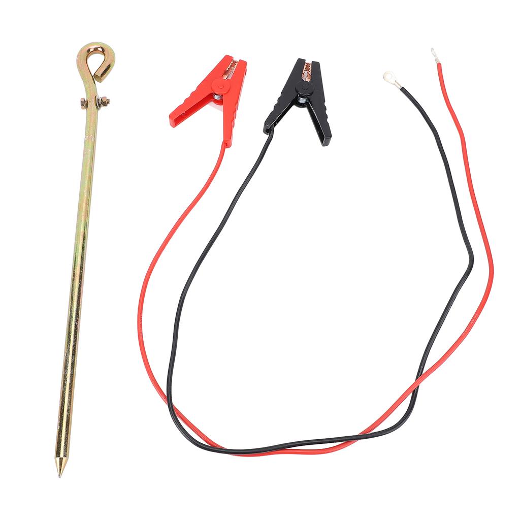 Electric Fence Wire Grounding Rod Solar Electric Fence Charger Wire with Crocodile Clip for