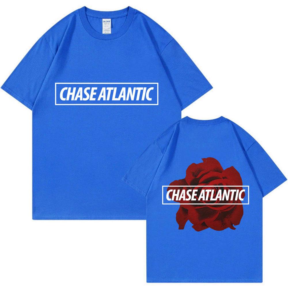 Chase Atlantic Beauty In Death Album T Shirt Music Band Fashion Vintage Hip Hop T-shirts Men Women Loose Cotton Y2k Tee Shirts