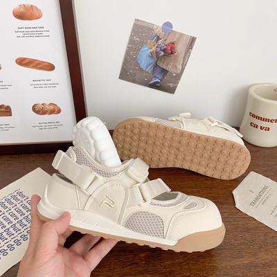 Thick-soled Non-slip Color Matching Little White Shoes Women's Summer 2025 New Fashion Versatile Comfortable Velcro Casual Board Shoes