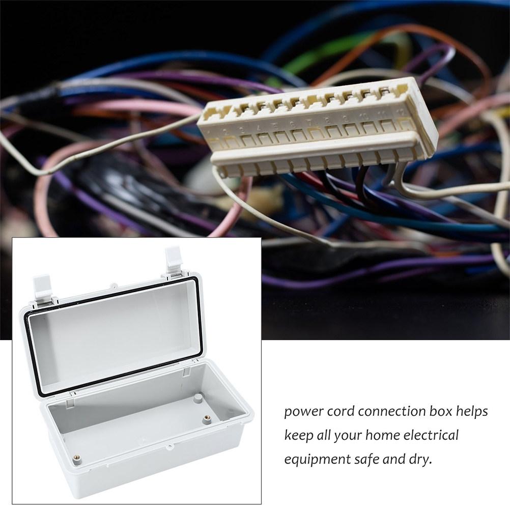 ABS Outdoor Junction Box Waterproof Electrical Project Plastic Box Impact Resistant Weatherproof Waterproof Boxes for Outdoors
