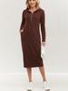 European & American Women's Slim Hooded Long-Sleeve Dress: Fashionable Cross-Border Style
