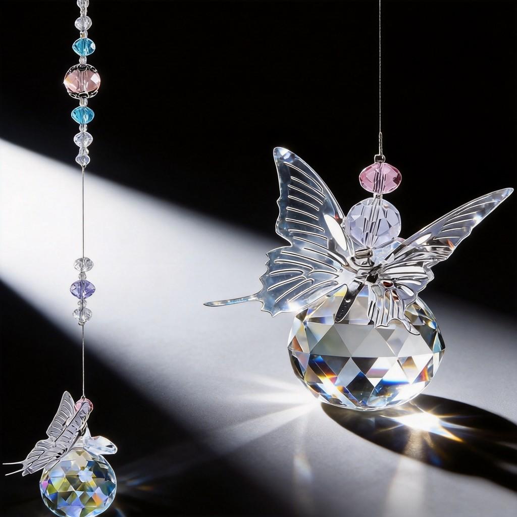 Water Crystal Garden Sun Catcher Window Decor With Geometric Shape For Modern Home Decoration