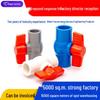 Large PVC Water Pipe Ball Valve with Single Handle and Round Port, 25mm