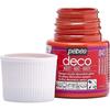 Peinture acrylique - pébéo - p.bo déco - rouge vermillon - mat - 45ml