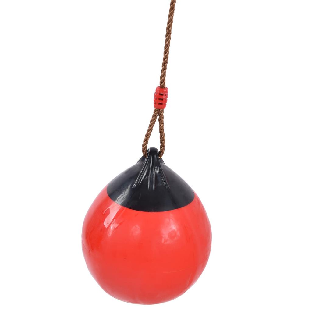 TOPINCN Inflatable Ball Swing with Hanging Rope and Chain, 29cm, for Indoor and Outdoor Use, Garden, Kids and Adults, Outdoor Playground, Park