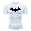 Men's Quick-Dry Sport T-Shirt Breathable Sweat-Wicking Elastic Tight-Fit for Running Breathable Quick-Drying High Elasticity Gym Moisture-Wicking
