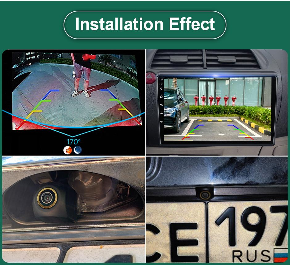 MCCD AHD 1080P 170 Degree Fisheye Car License Plate Reverse Backup Camera For Honda CRV Odyssey Jade Jazz HRV Fit Hatchback