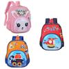 Cute Cartoon Kids Backpack For 3-5 Year Old Boys And Girls Oxford Cloth Breathable And Lightweight Modern And Trendy Style Animal Pattern