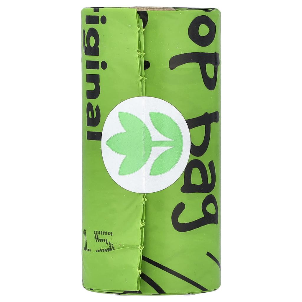 Original Poop Bags, Orange Flavor, 8 Rolls, 15 Bags Each