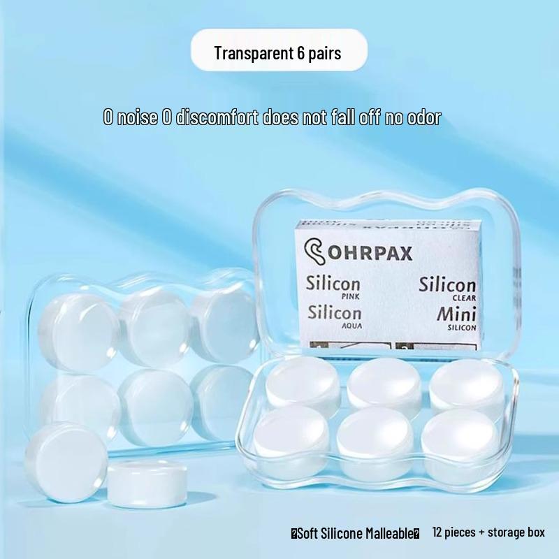 Silicone Soundproof Sleep Earplugs for Noise Reduction