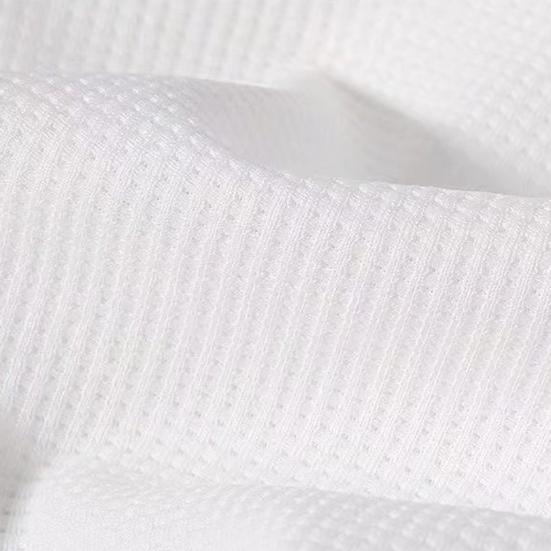 2 szt./zestaw Strój męski Wafelkowa tkanina Jednolity kolor Garnitur sportowy Okrągły dekolt Krótki rękaw Top Szorty ze sznurkiem Zestaw Casualowa odzież sportowa