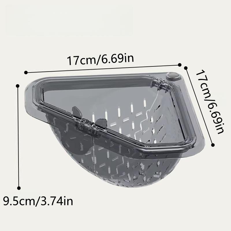 A Magnetic Suction Fixed Draining Basket, a Sink Drainage Storage Rack Designed Specifically for Handling Food Scraps