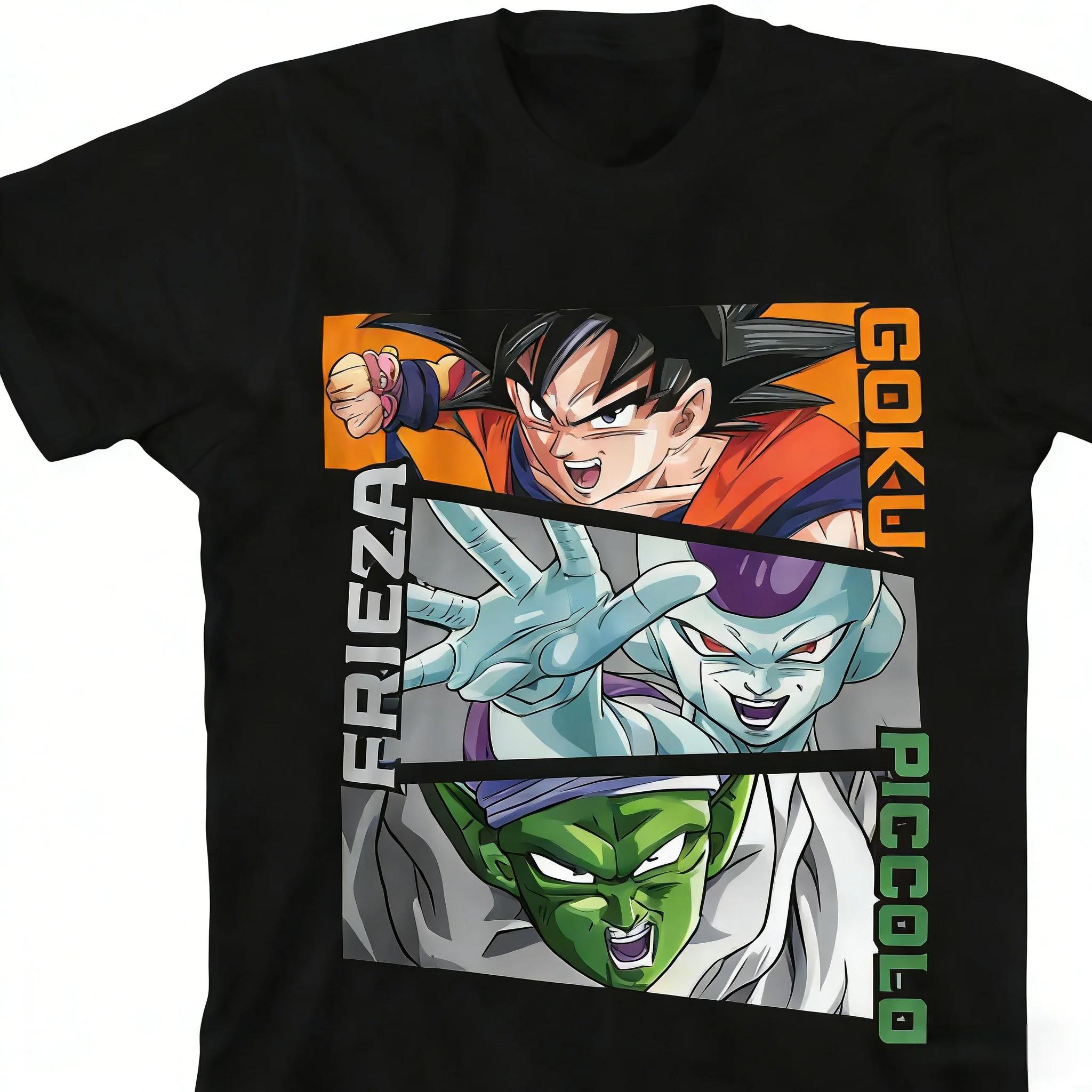 

2026New Summer Dragon Ball 40th Anniversary Son Goku 100 Cotton Anime Printed Tshirt Extra Size Casual Streetwear Unisex Y2k S